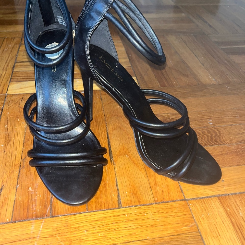 Black BEBE High Heels - Size 8
